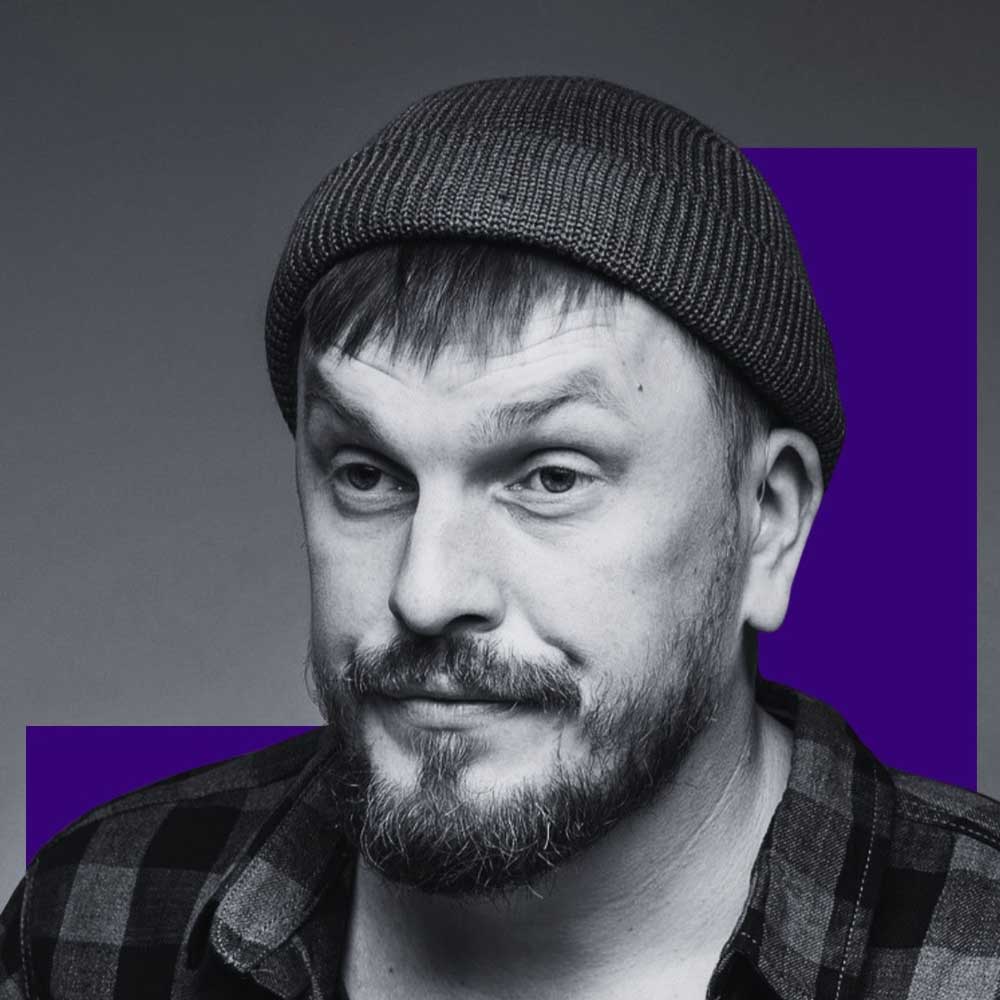 Łukasz Kowalski stand-up artist photo